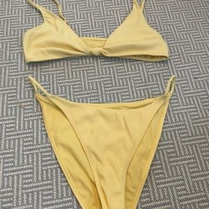 Yellow bikini